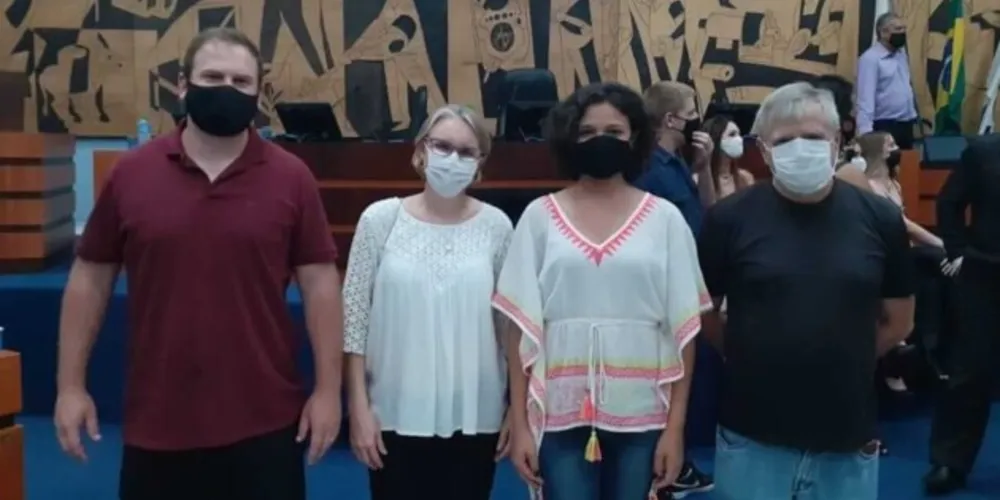 Co-vereadores que fazem parte do Mandato Coletivo do Psol.