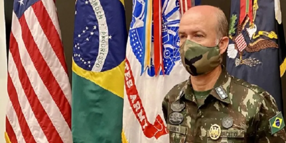 Futuro general da Brigada de Ponta Grossa, Marcelo Goñes Sabbá de Alencar.