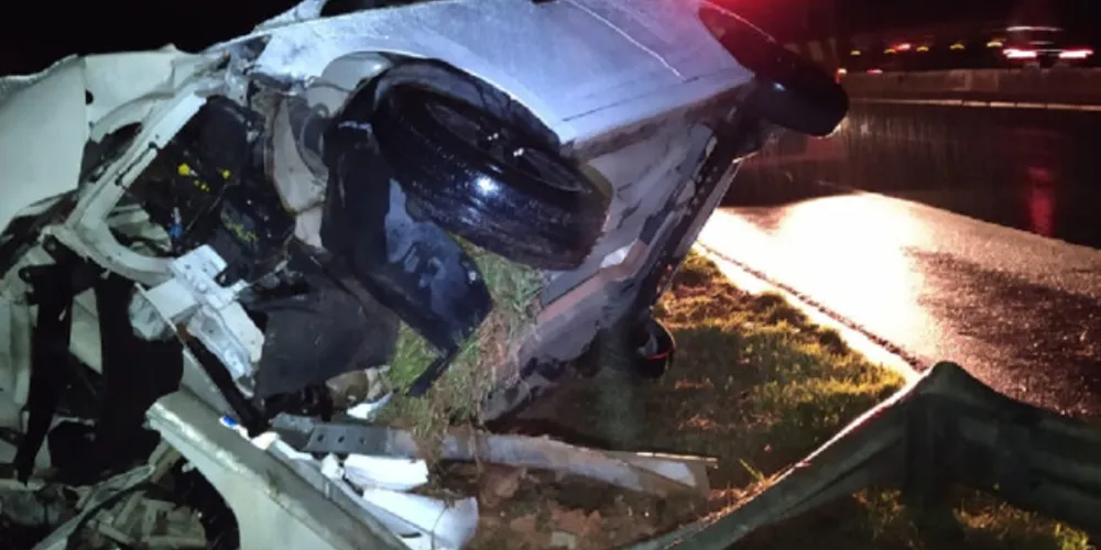 Colisão ocorreu no município de Jaguariaíva, região dos Campos Gerais