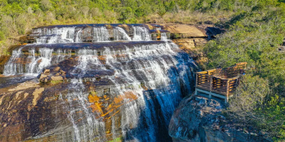 Parque Estadual do Cerrado, localizado entre Jaguariaíva e Sengés.