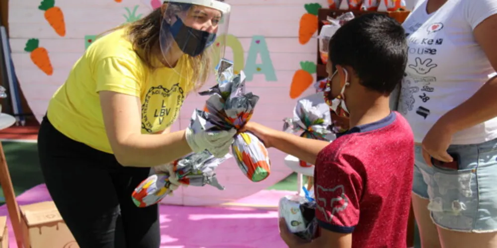 A campanha solidária visa presentear cerca de 50 atendidos pela LBV na cidade nesta Páscoa.