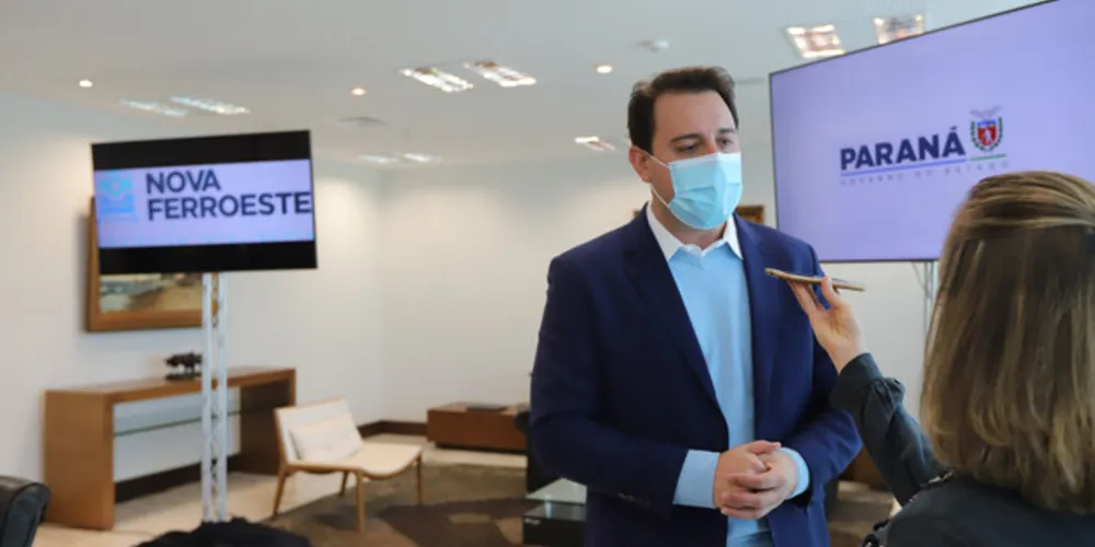 Governador do Estado do Paraná, Carlos Massa Ratinho Junior (PSD).