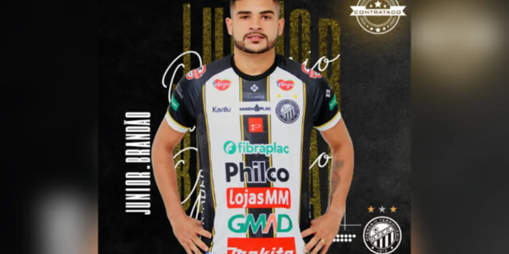 Imagem ilustrativa da imagem Atacante Júnior Brandão é o novo reforço do Operário
