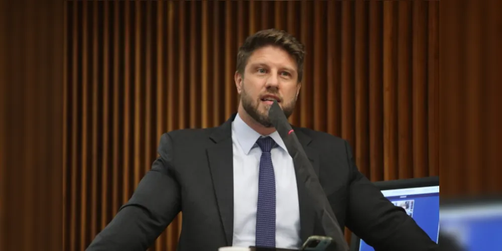 Deputado estadual autor da proposta, Requião Filho (MDB).