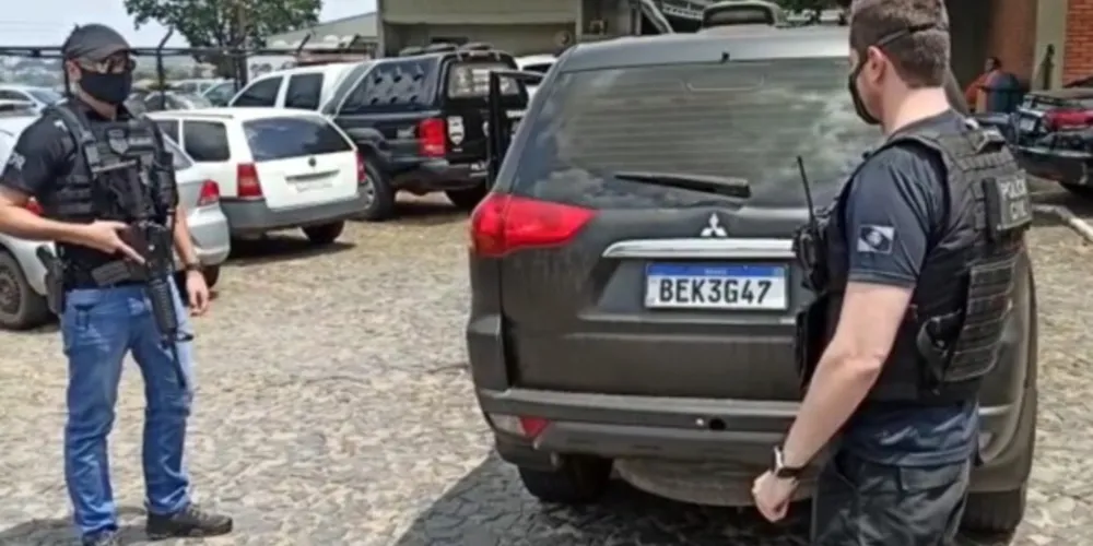 Polícia Civil comandou a ação que saiu às ruas de Ponta Grossa para deter o tráfico de drogas