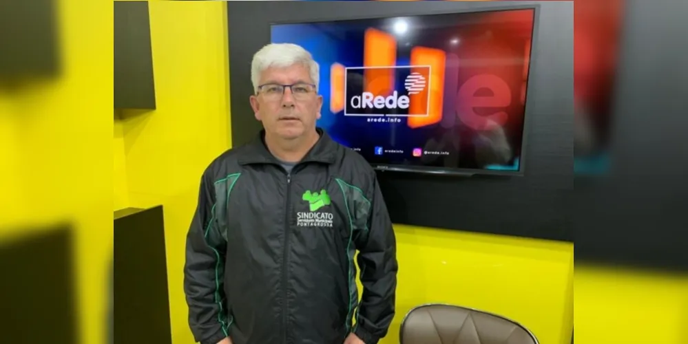 Presidente do SindServ, Roberto Ferensovicz.