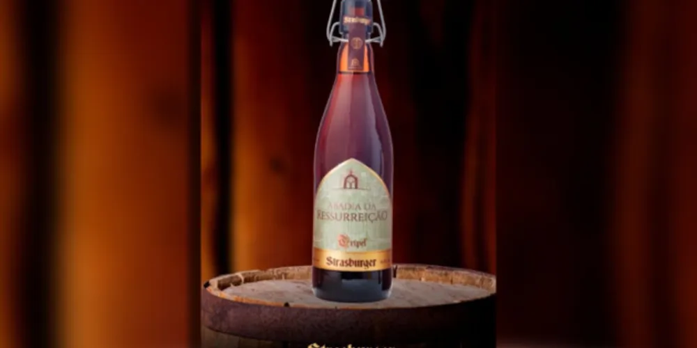 Garrafas de cerveja Abadia da Ressurreição ajudarão o Mosteiro da Ressurreição.