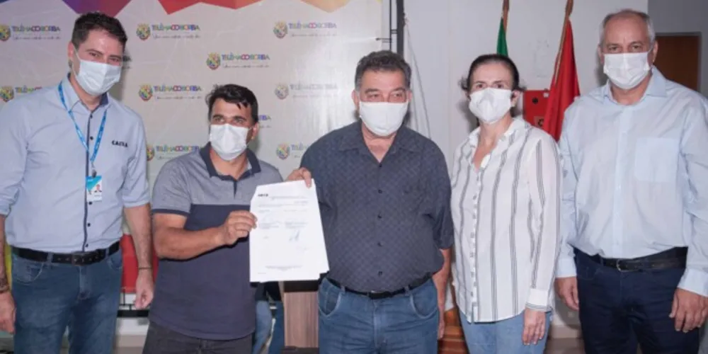 Prefeito de Telêmaco Borba, Dr. Márcio Matos, assinou acordo com a Caixa nesta semana