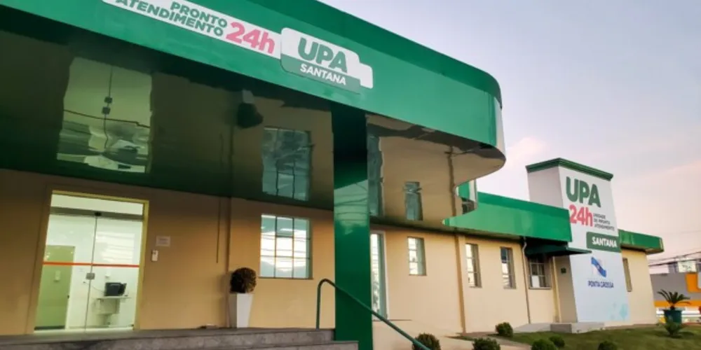Unidade de Pronto Atendimento Santana, localizada no centro de Ponta Grossa.