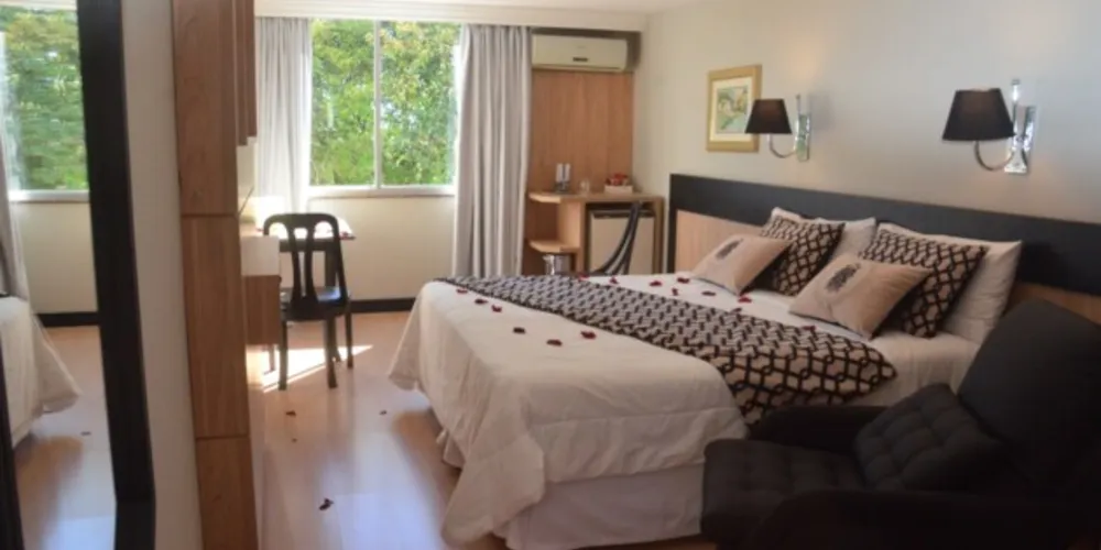 Com mais de 45 anos na cidade, o hotel se modernizou, porém sem perder a tradição