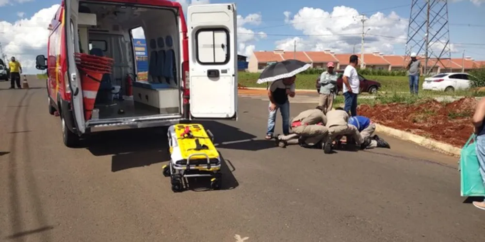 Batida foi registrada na Rua Sebastião Bastos, na vila Costa Rica, região do bairro Neves