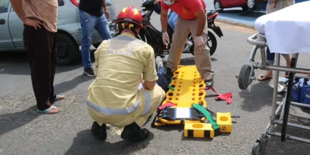 Acidente ocorreu no Parque Nossa Senhora das Graças, nesta segunda-feira (21)