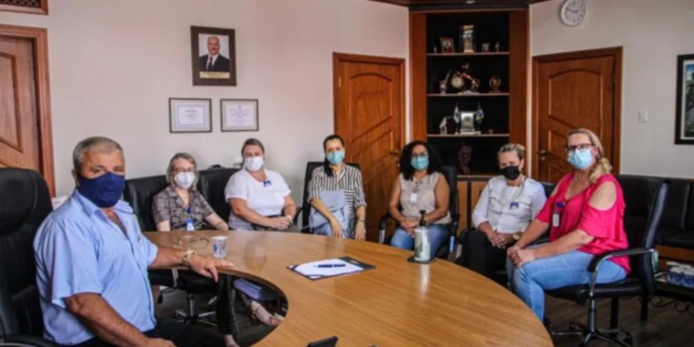 Prefeito Jorge Derbli se reuniu com representantes do HEG nesta quarta-feira (23)