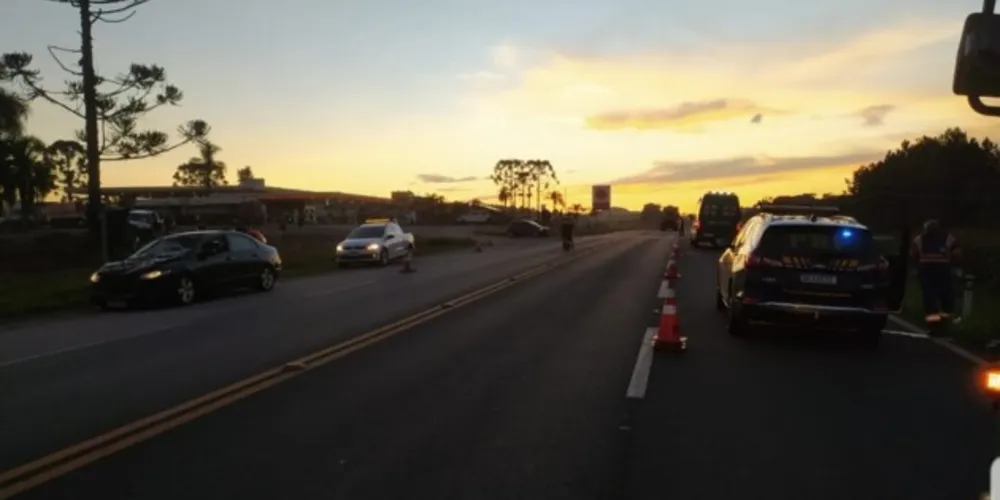 Imagem ilustrativa da imagem Ciclista fica ferido após sofrer acidente na BR-277