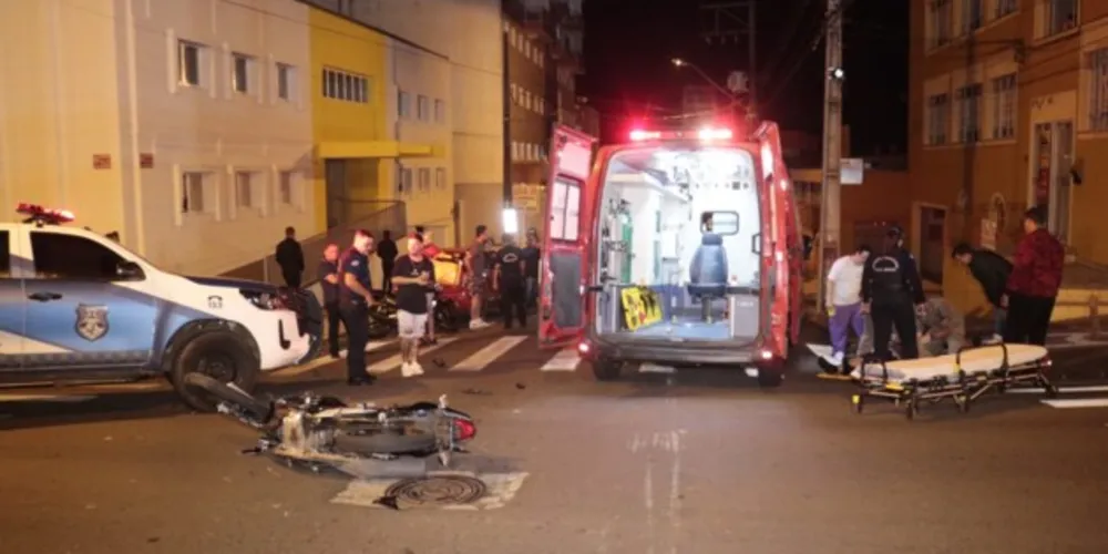 Acidente ocorreu no cruzamento das ruas Julio de Castilhos e Coronel Dulcídio