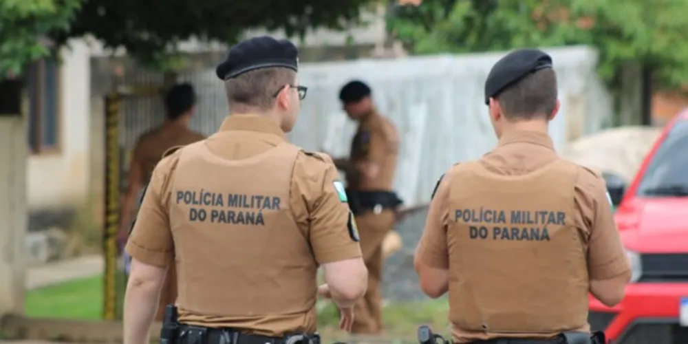A Polícia Militar fez buscas na região