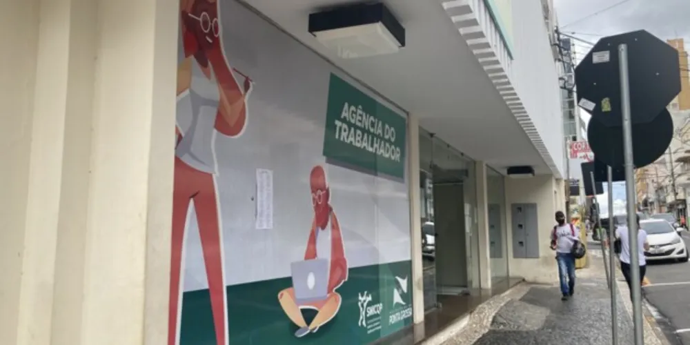 Interessados devem se dirigir à Agência do Trabalhador de Ponta Grossa