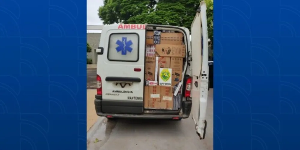 O veículo possuía até mesmo giroflex.