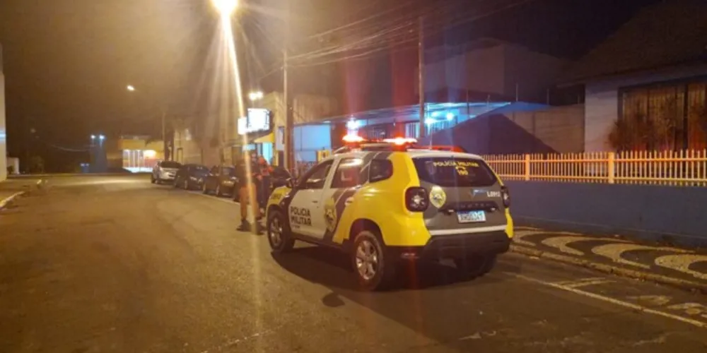 Policiais militares registraram um boletim de ocorrência