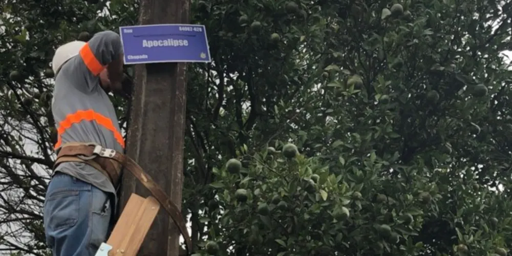 800 novas placas de nomes de ruas serão instaladas em PG