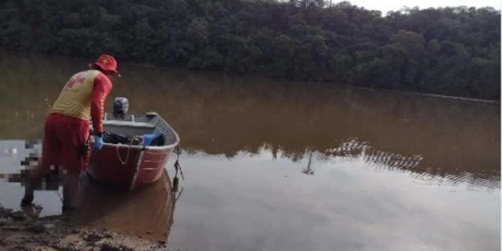 Corpo encontrado no Rio Iguaçu ainda não foi identificado