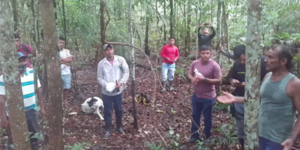 As crianças ficaram sem comer e ingeriram apenas água da chuva.