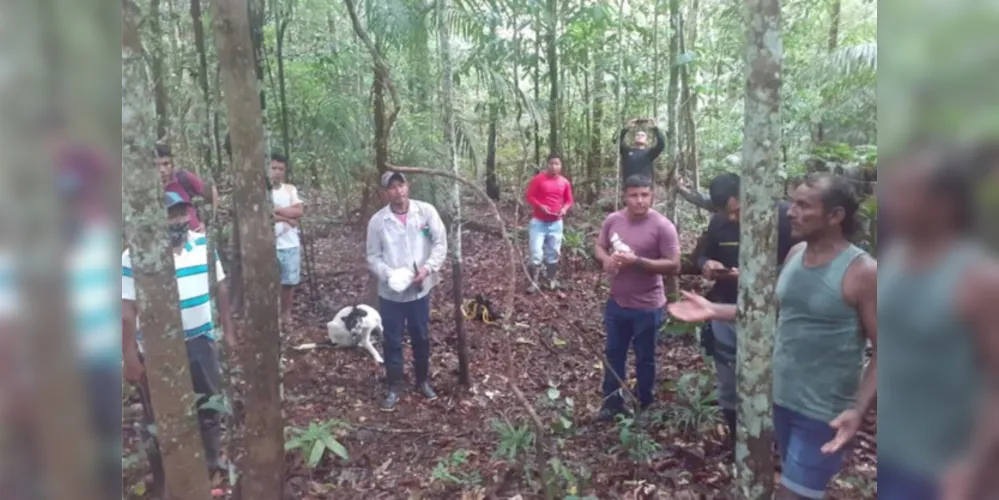 As crianças ficaram sem comer e ingeriram apenas água da chuva.