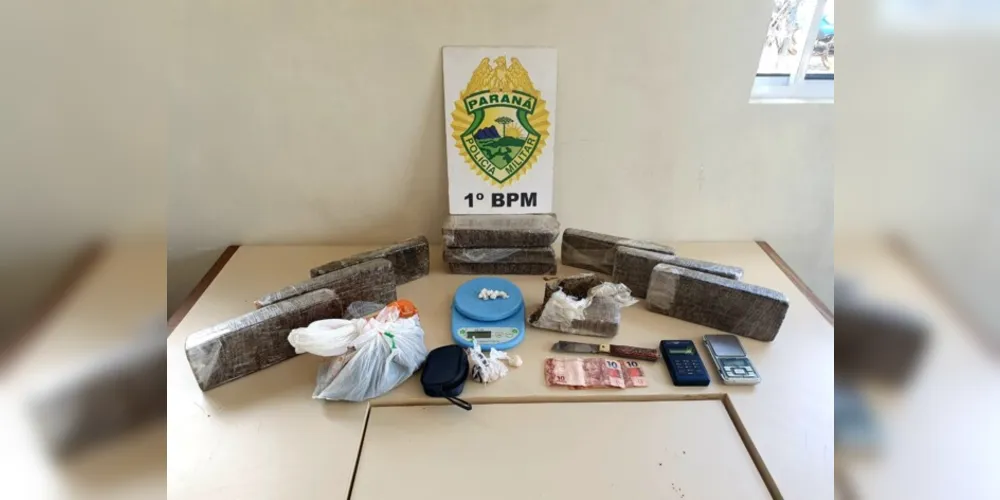 O entorpecente foi localizado numa residência situada à Rua Guilherme Scheiffer. Ninguém foi preso.