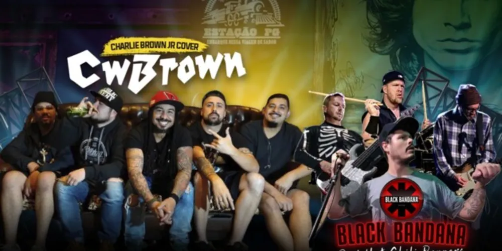 Charlie Brown Jr. Cover se apresenta na quinta-feira (14) e Red Hot Chili Pepper no sábado (16)