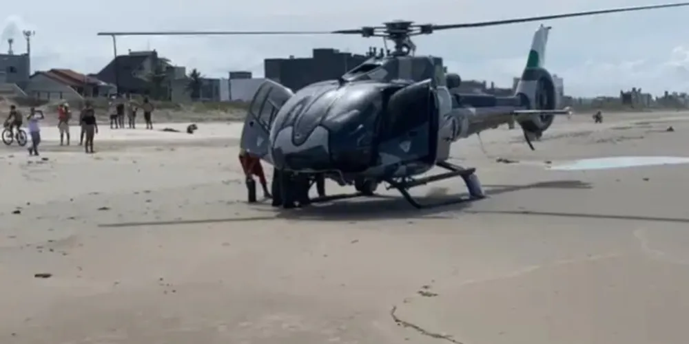 Vítima tem 46 anos e foi encaminhada ao Hospital Regional do Litoral