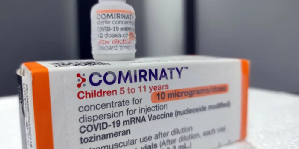 Estado recebe 97 mil vacinas pediátricas contra a Covid-19 para segunda dose