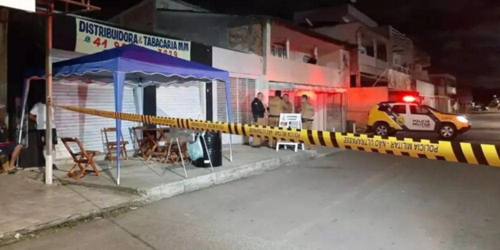 O homem foi morto na inauguração do próprio comércio, em Curitiba.