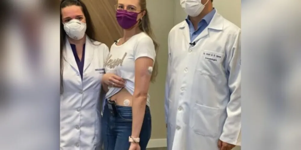 Aos 30 anos de idade, Larissa Strapasson começará a gerenciar o seu diabetes tipo 1 com uma tecnologia inovadora.