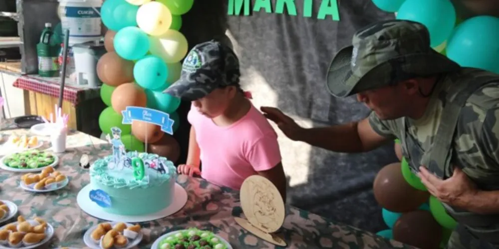 O aniversário aconteceu na sexta-feira (18) em Pontal do Paraná
