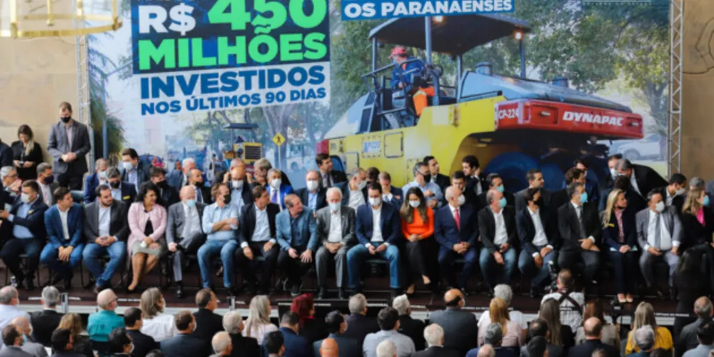 O governador Carlos Massa Ratinho Junior participa nesta terça-feira(22),  de evento para liberação de recurso para cidades.