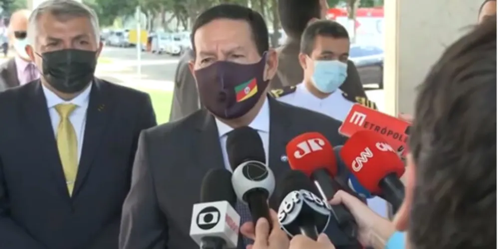 Pronunciamento do Vice-presidente na manhã de hoje (24)