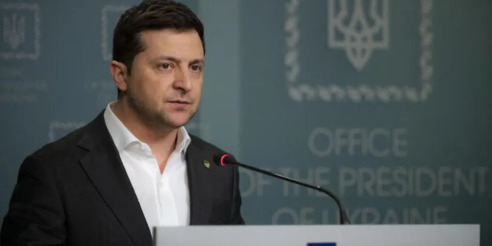 Presidente da Ucrânia Volodymyr Zelensky
