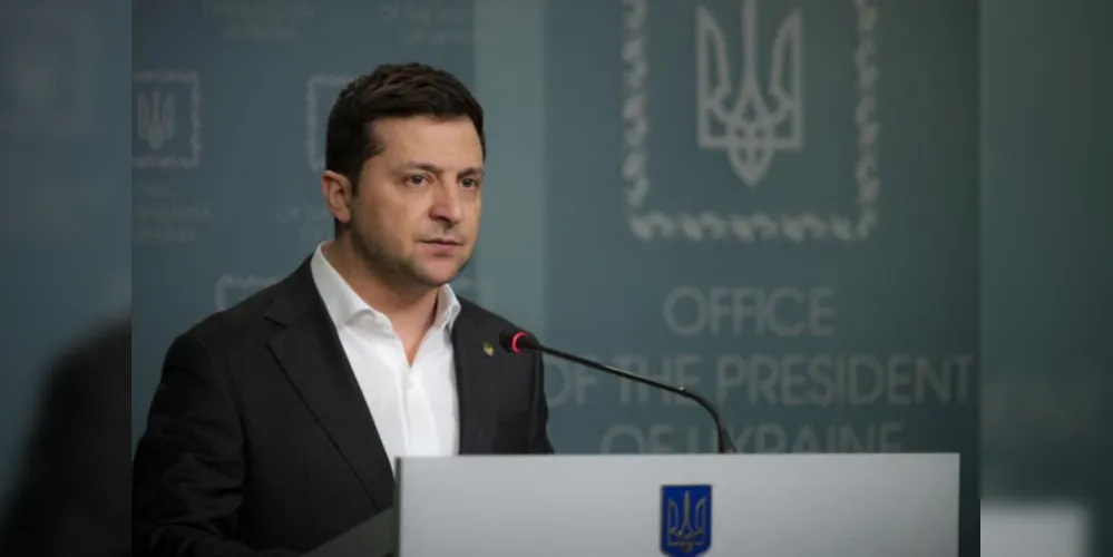 Presidente da Ucrânia Volodymyr Zelensky