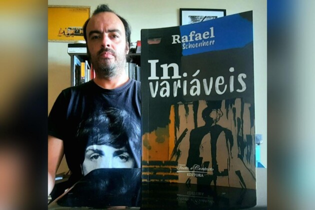 O lançamento do livro “Invariáveis”, do jornalista e professor universitário Rafael Schoenherr, acontece nesta sexta-feira (8) às 19h