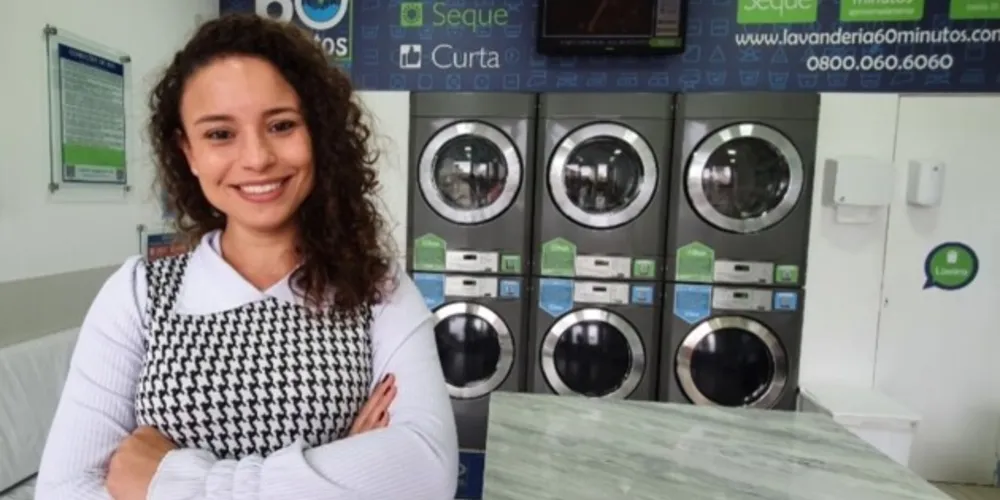 A lavanderia é um sucesso entre os ponta-grossenses.