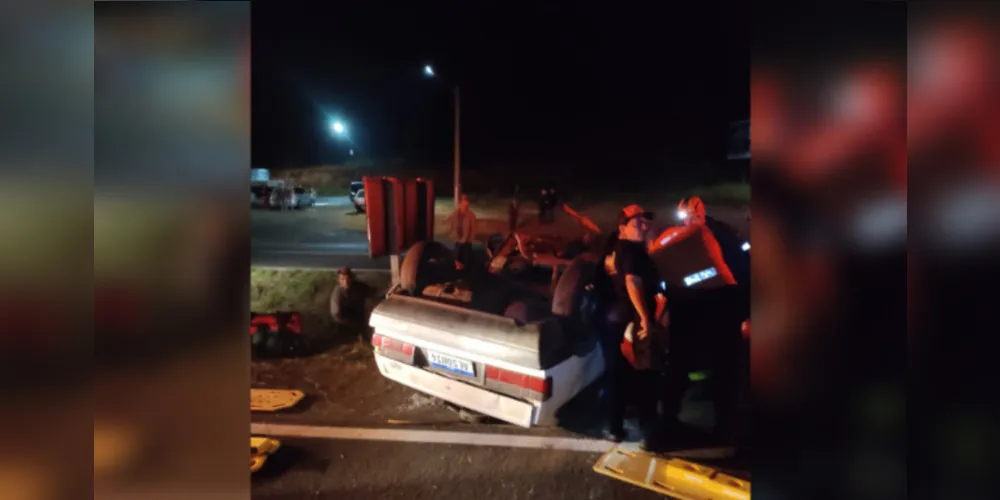 Acidente aconteceu na noite desta quinta-feira (26)