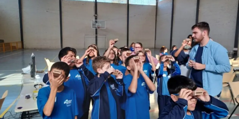 Diversão e conhecimento tomaram conta do passeio dos alunos