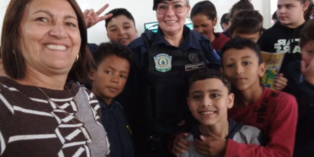 Proposta engajou alunos a levarem mais sobre a consciência do trânsito para as famílias