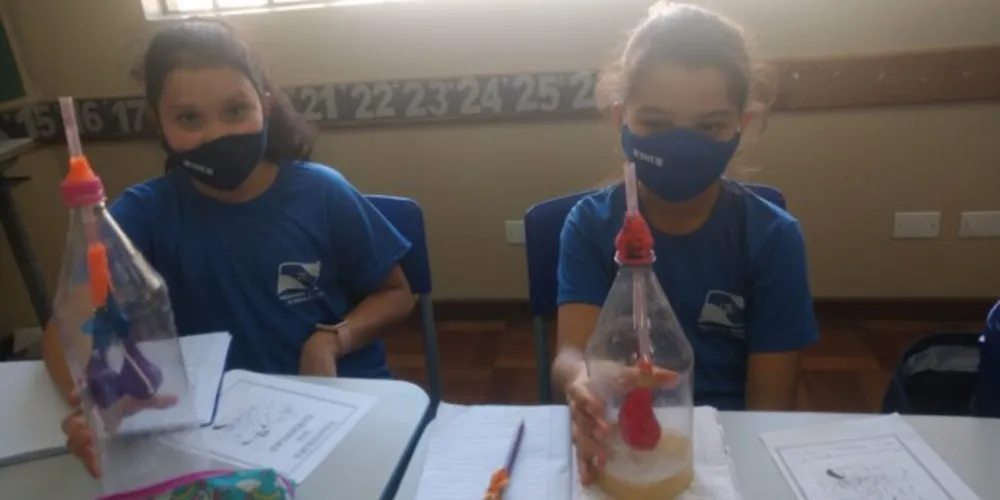 Docente relata amplo engajamento da turma com experimentos