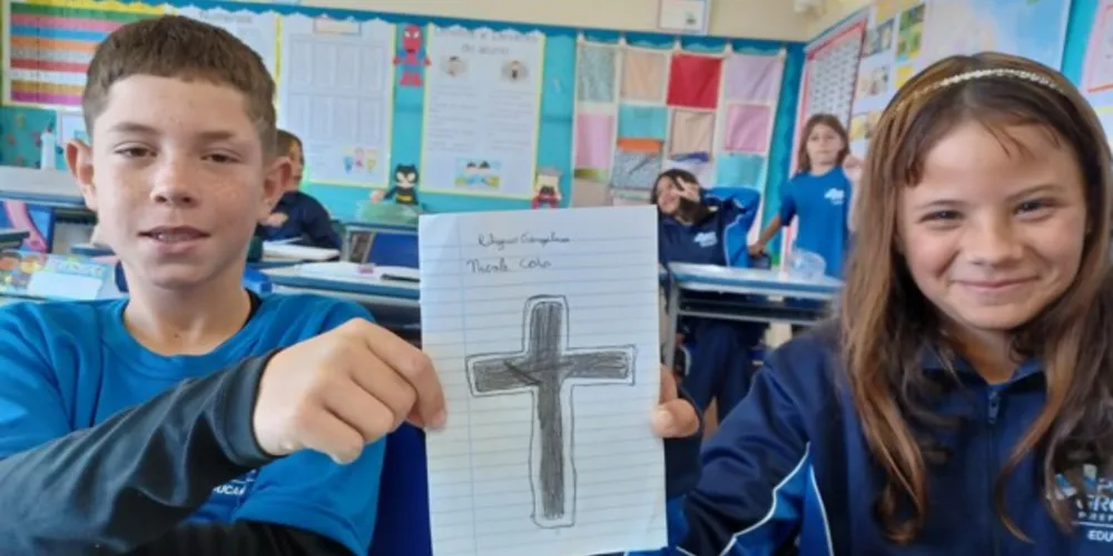 Alunos demonstraram trabalhos feitos em sala