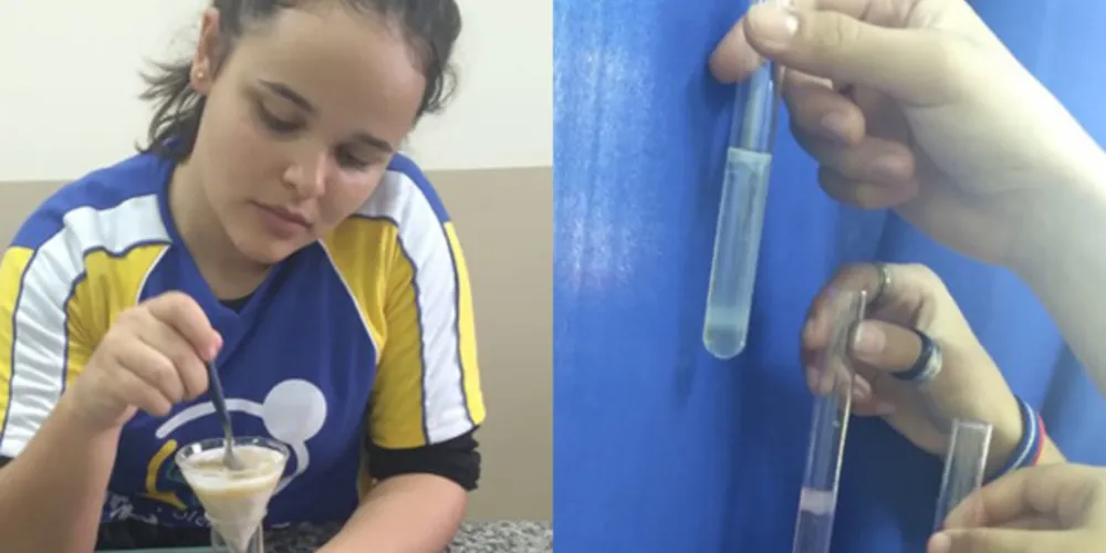 Experimento movimentou turmas, que reagiram com surpresa