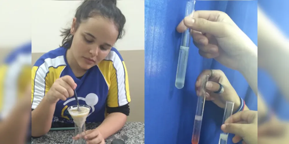 Experimento movimentou turmas, que reagiram com surpresa