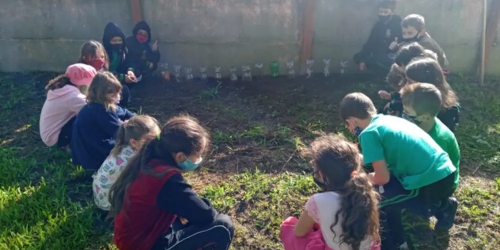Alunos tiveram amplo engajamento durante trabalho ambiental