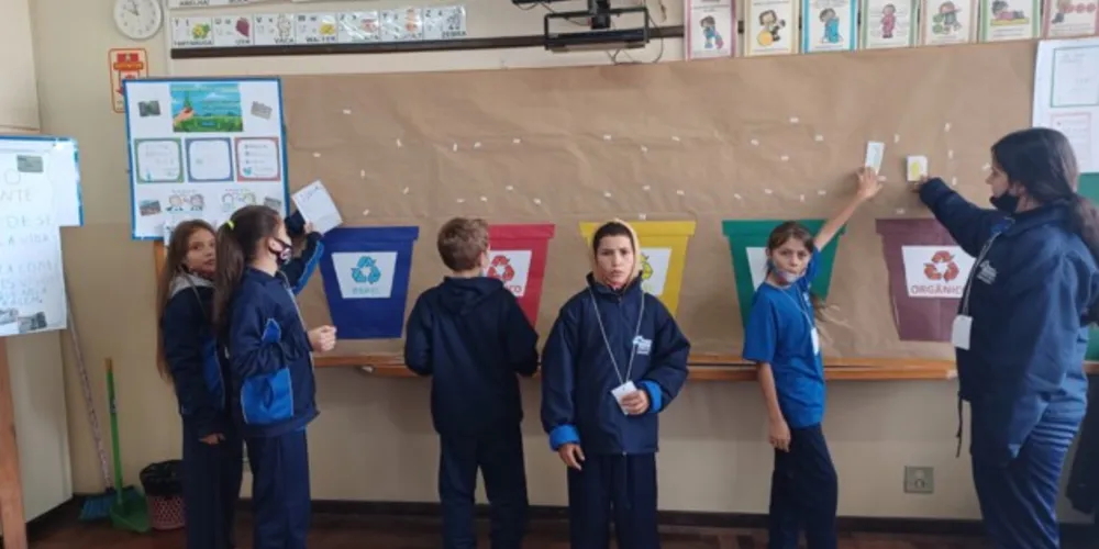 Registros mostram ampla dinâmica ambiental realizada pelos alunos