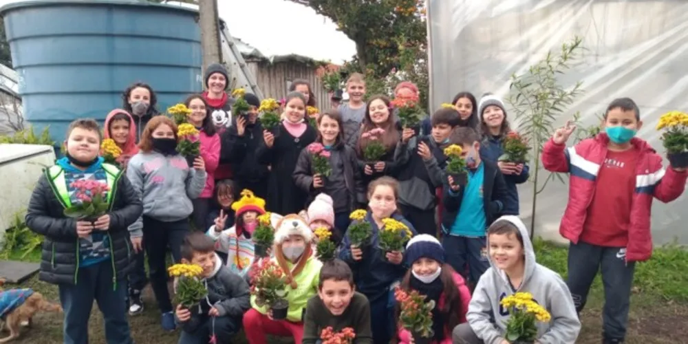 Registros mostram animação e aprendizado durante saída a campo